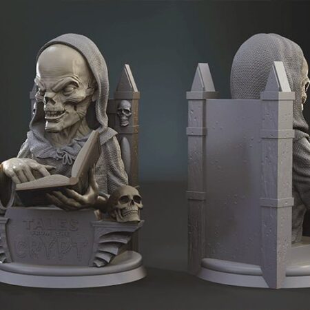 Crypt keeper bust 3d print stl files