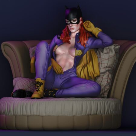 Batgirl stl files for 3d printing model