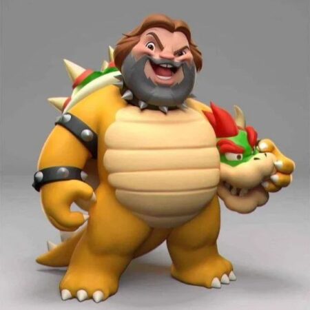 Jack black bowser – Mario 3d printing stl files