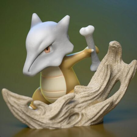 Marowak pokemon 3d printing stl files