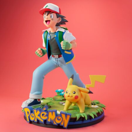 Ash and Pikachu – Pokemon 3d printing STL Files