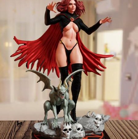Madelyne pryor statue 3d printing stl files