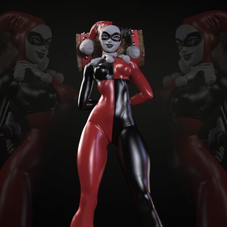 Classic harley quinn 3d printing stl files