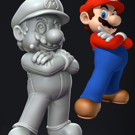Mario & Luigi 3d printing stl files