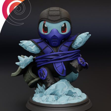 Squirtle sub zero 3d printing stl file