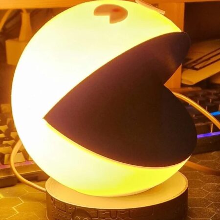 Pac man lamp 3d printing stl files