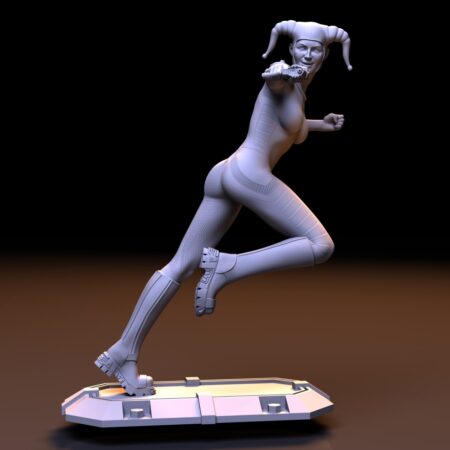 Harley quinn girl in love 3d print stl files