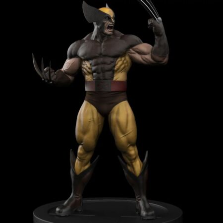 Wolverine stl files for 3d printing model