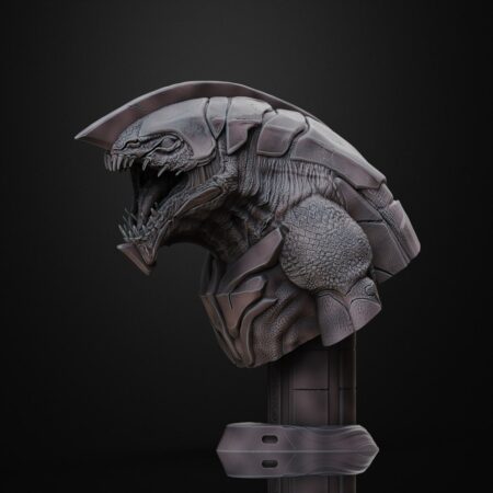 Khanivore bust 3d print stl files