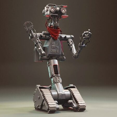 Johnny 5 3d print stl files