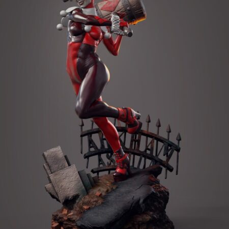 Jester Harley quinn 3d print stl files