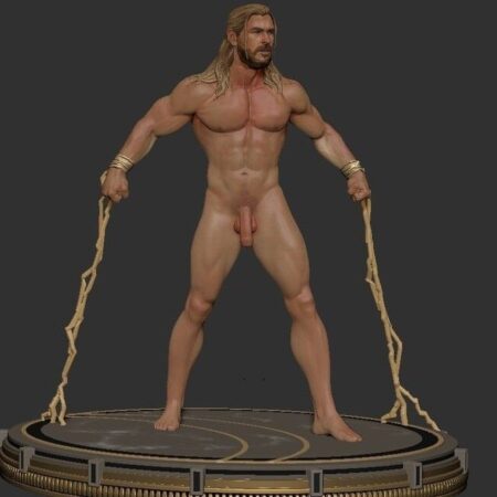 Naked thor 3d print stl files