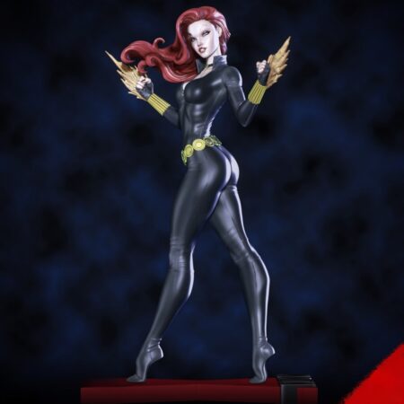 Black widow 3d print stl files