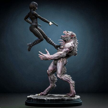 Selene vs werewolf 3d printing model