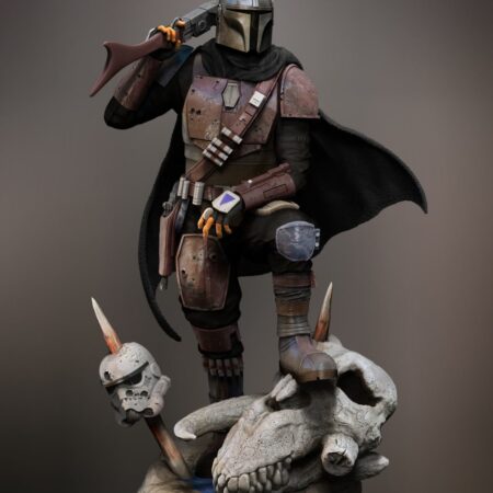 Mandalorian star wars 3d printing stl files