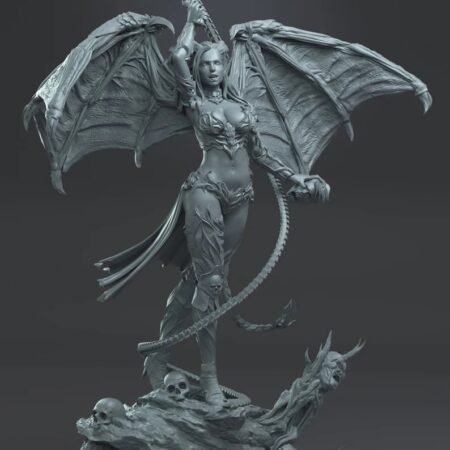 Succubus demon 3d print stl files