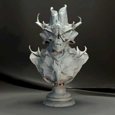 Creature Bust 3D Printing stl files