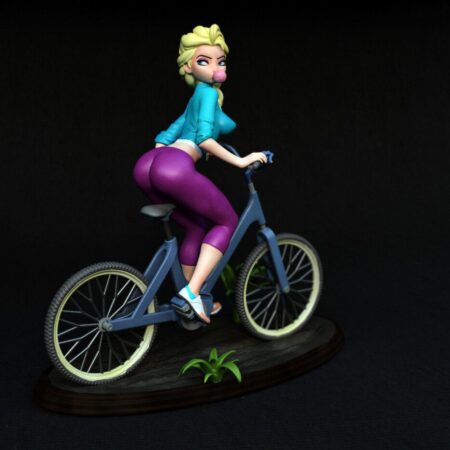 Elsa bike 3d printing stl files
