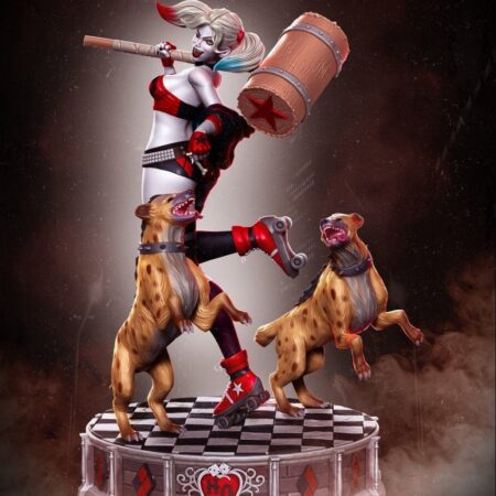 Harley quinn with Dud & Lou 3d print stl files