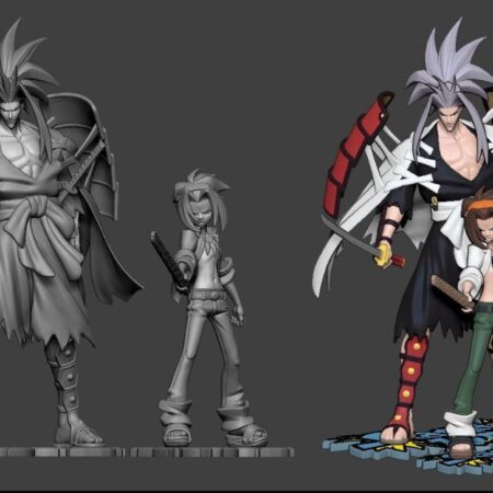 Amidamaru shaman king 3d printing stl files