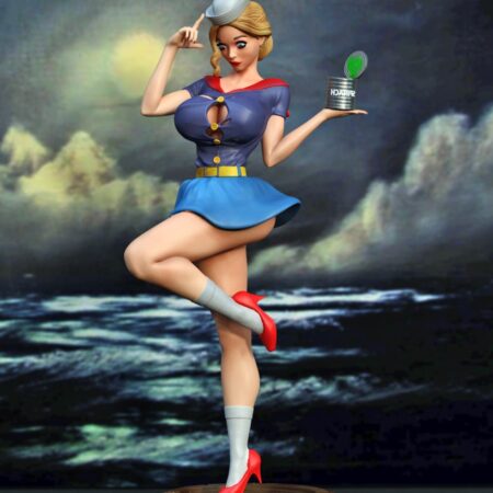 Female popeye 3d print stl files