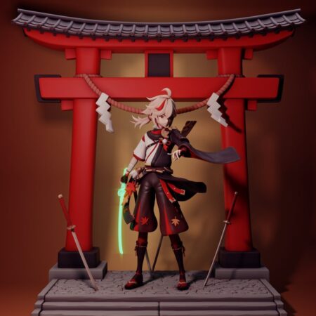 Kaedehara Kazuha 3d print stl files