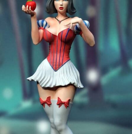 Snow white 3d printing stl files