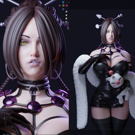 Lulu Final fantasy 3d print stl files