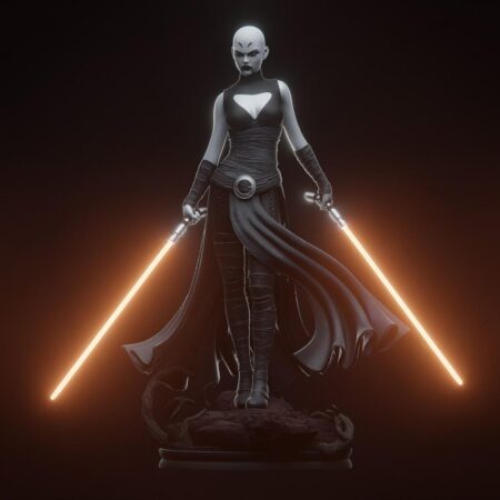 Asajj ventress 3d print stl files