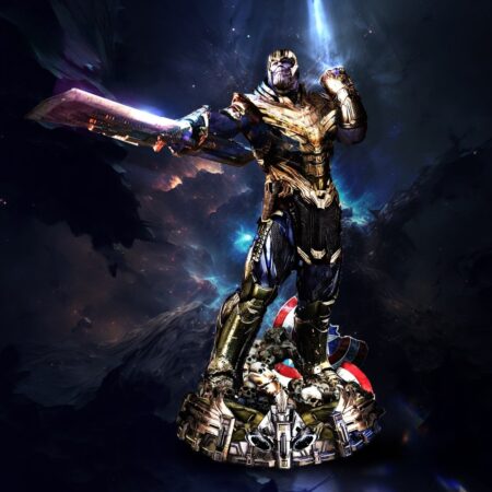 Thanos sculpture 3d print stl files