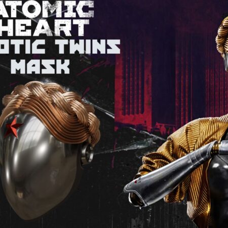 Atomic hearts cosplay mask 3d print stl files