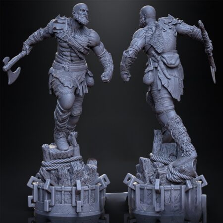 God of war kratos 3d print stl files