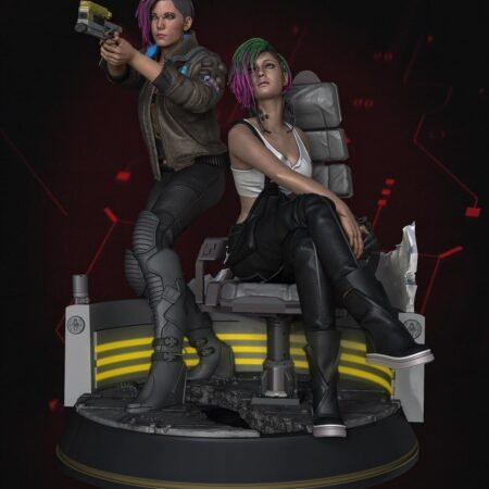 Cyberpunk 2077 diorama 3d printing stl files