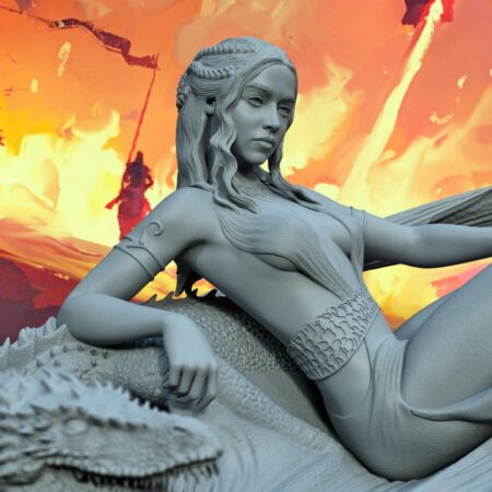 Daenerys Targaryen STL Files for 3d printing model