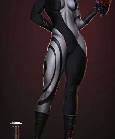 Lady bullseye 3d printing stl files