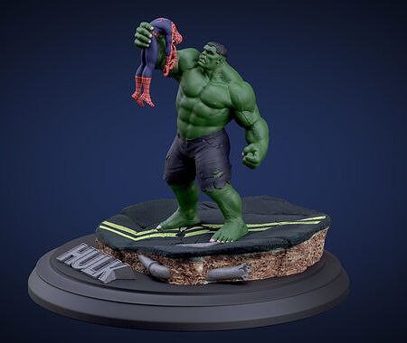 Hulk v spiderman 3d printing stl files