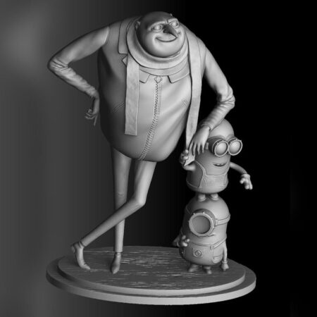 Gru Despicable me 3D Printing stl files