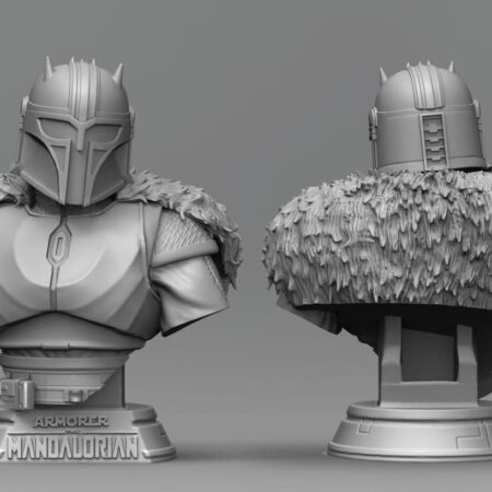 Mandalorian Armorer 3d print stl files