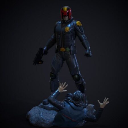 Judge dredd 3d printing stl files