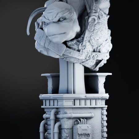 Leonardo tmnt bust 3d printing stl files