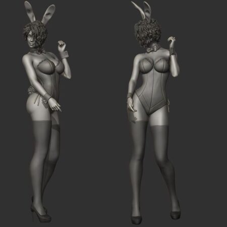 Bunny girl 3d printing stl files