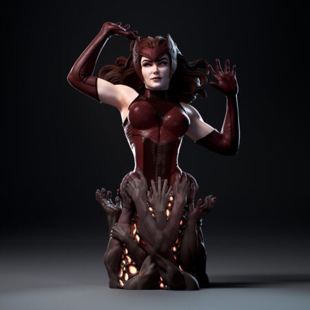 Scarlet witch stl files for 3d printing model