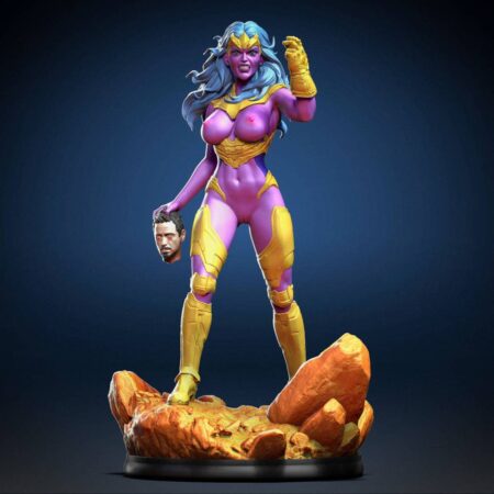 Thanos Girl 3d printing stl files