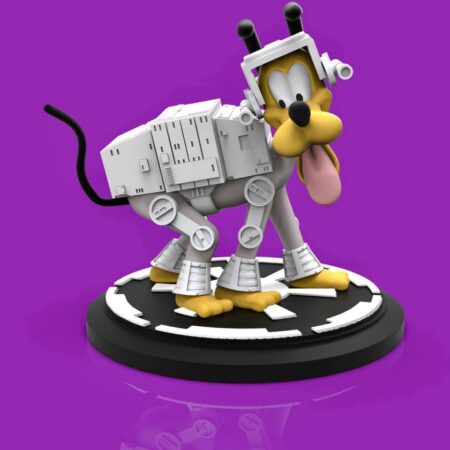 Pluto AT-AT 3d printing stl files