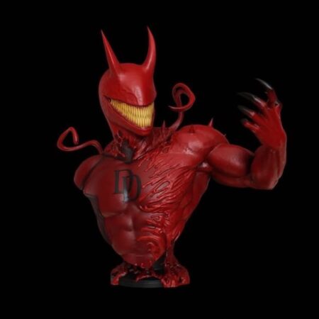 Carnage daredevil bust 3d print stl files