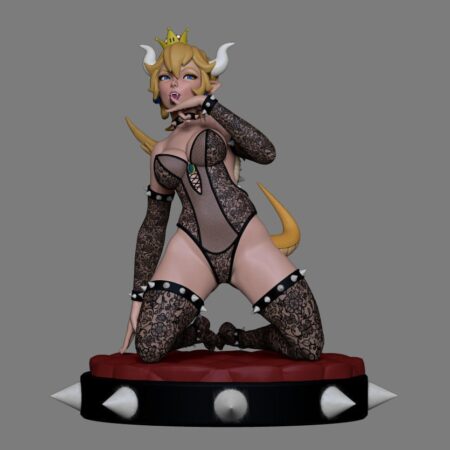 Bowsette SFW+NSFW 3D Print stl files