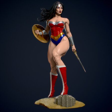 Wonderwoman 3d printing stl files