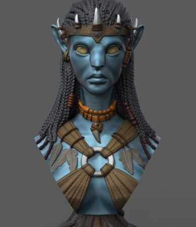 Na’vi avatar bust 3d printing stl files