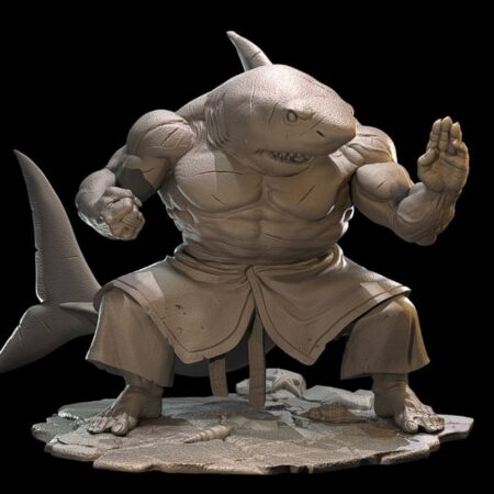 Khat Mau shark 3d printing stl files