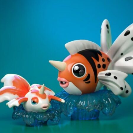 Goldeen & seaking 3d printing stl files